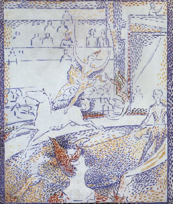 Georges Seurat Study for Circus